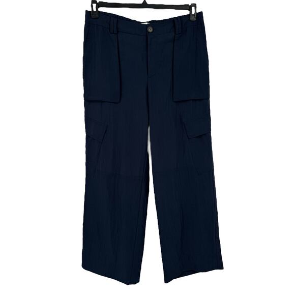 Vince mid rise Fluid Utility Pants blue size 14 - Picture 1 of 7